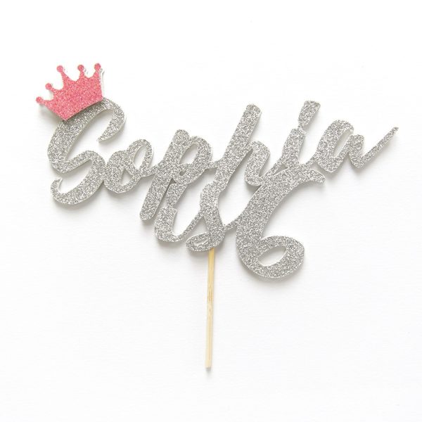 Personalised birthday cake topper with decoration to match any theme