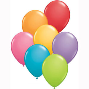 11 Inch Festive Assortment Latex Balloons