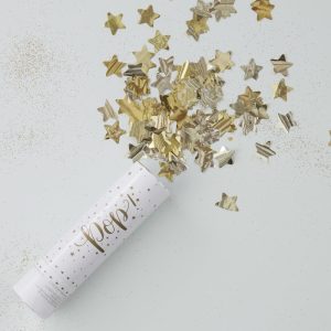 Gold Compressed Air Confetti Cannon Shooter