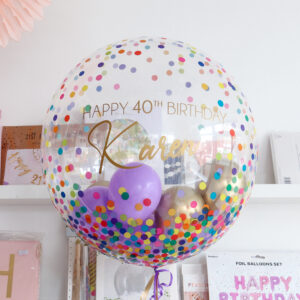 Bubble Balloon Multicolour Confetti