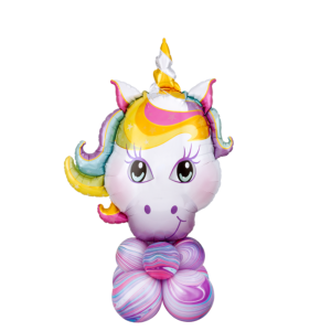 Air filled unicorn design Shop unicorn party balloons Bristol Clifton Bath