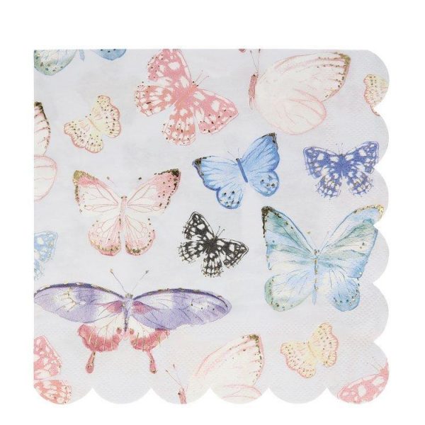 Butterfly Large Napkins Inspired by Alma Bristol Party Shop