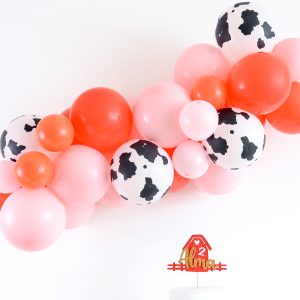 Farm Party Cow Printed Balloons