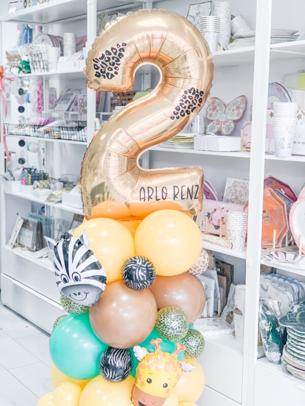 Birthday Party Balloon Number Foil Balloon Party Shop Bristol